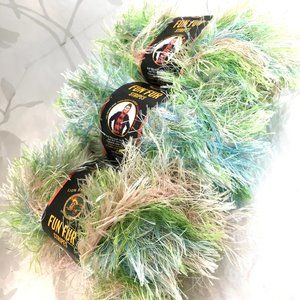 South Beach Eyelash Yarn Fun Fur Lion Brand Yarn Bundle of 3